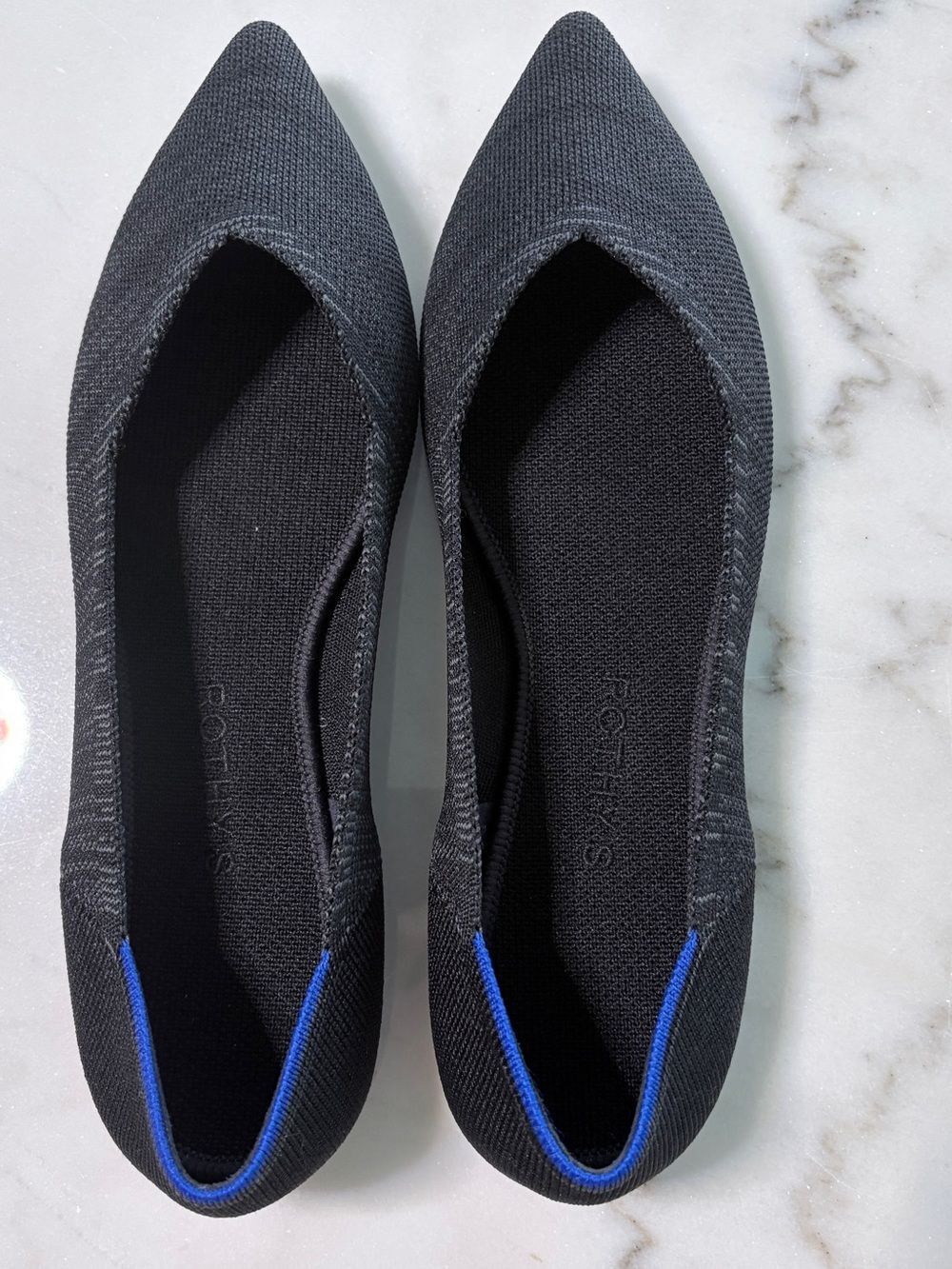 Rothy’s The Point Heather Black Size US W10.5